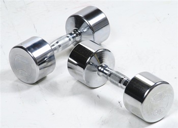 CHROME DUMBBELL